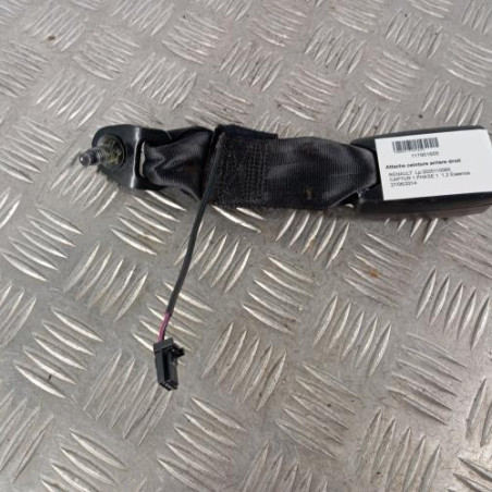 Attache ceinture arriere droit RENAULT CAPTUR 1 Photo n°1