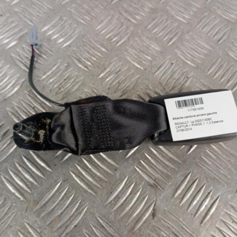 Attache ceinture arriere gauche RENAULT CAPTUR 1