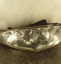 Optique avant principal gauche (feux)(phare) PEUGEOT 206 Photo n°1