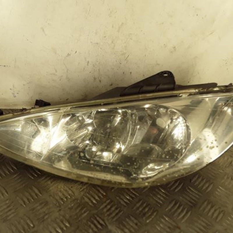 Optique avant principal gauche (feux)(phare) PEUGEOT 206