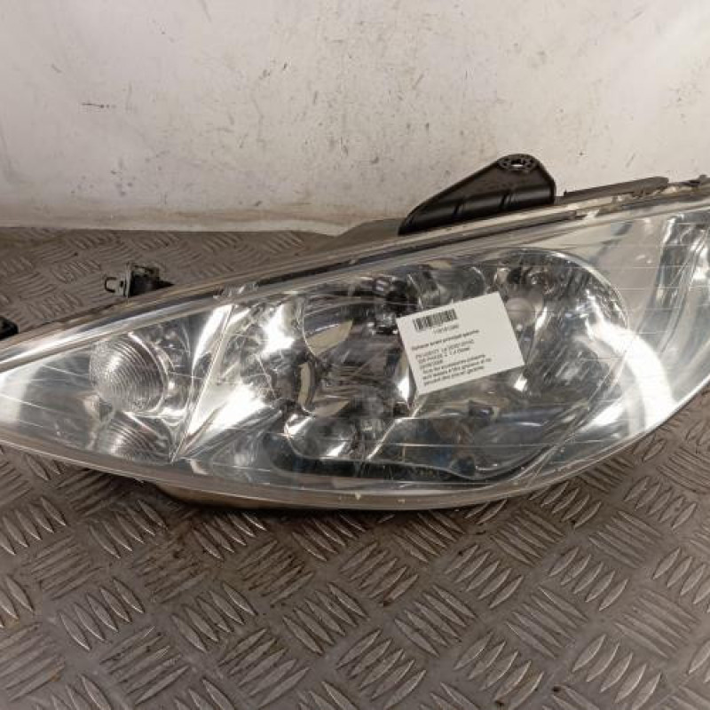 Optique avant principal gauche (feux)(phare) PEUGEOT 206