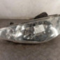 Optique avant principal gauche (feux)(phare) PEUGEOT 206
