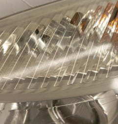 Optique avant principal gauche (feux)(phare) RENAULT SCENIC 2 Photo n°3