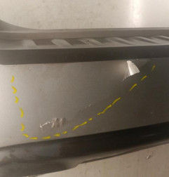 Pare choc arriere HYUNDAI SANTA FE 2 Photo n°5