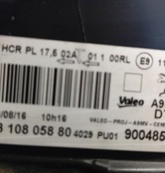 Optique avant principal droit (feux)(phare) PEUGEOT 208 1