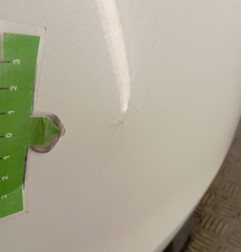 Pare choc arriere RENAULT LAGUNA 3 Photo n°3