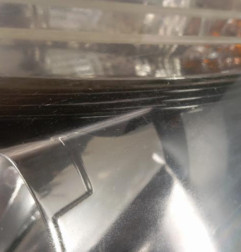 Optique avant principal gauche (feux)(phare) RENAULT SCENIC 3 Photo n°3