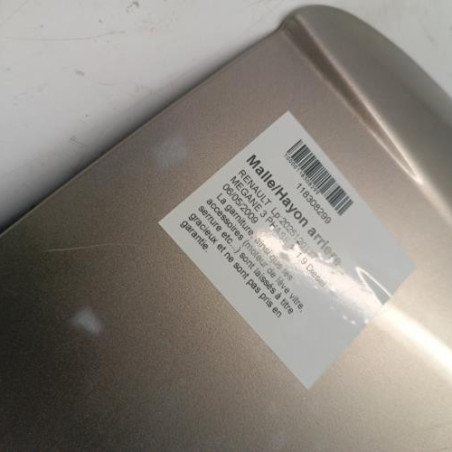 Malle/Hayon arriere RENAULT MEGANE 3