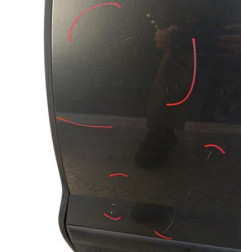 Porte arriere gauche PEUGEOT 3008 1