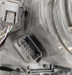 Optique avant principal droit (feux)(phare) RENAULT MEGANE 2 Photo n°5