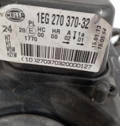 Optique avant principal droit (feux)(phare) OPEL ASTRA H Photo n°5