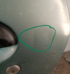 Porte avant gauche PEUGEOT 206