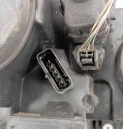 Optique avant principal gauche (feux)(phare) RENAULT LAGUNA 2 Photo n°6