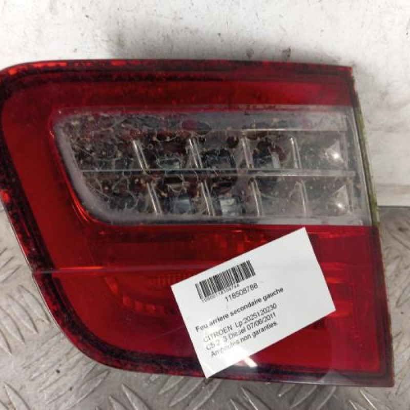 Feu arriere secondaire gauche (feux) CITROEN C5 2