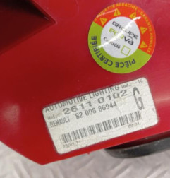 Feu arriere principal gauche (feux) RENAULT CLIO 3 Photo n°6