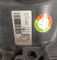 Optique avant principal gauche (feux)(phare) RENAULT CLIO 3 Photo n°6