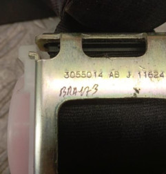 Ceinture arriere droit PEUGEOT PARTNER 2 Photo n°6