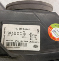 Optique avant principal droit (feux)(phare) AUDI A3 2 Photo n°8