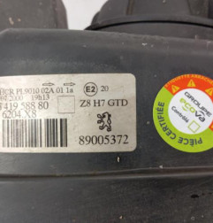 Optique avant principal gauche (feux)(phare) PEUGEOT 607 Photo n°4