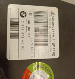 Optique avant principal gauche (feux)(phare) BMW X6 F16 Photo n°4