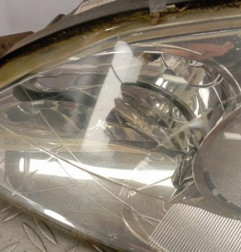 Optique avant principal gauche (feux)(phare) PEUGEOT 407 Photo n°3