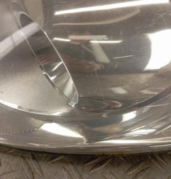 Optique avant principal gauche (feux)(phare) PEUGEOT 407 Photo n°4