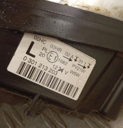 Optique avant principal gauche (feux)(phare) PEUGEOT 407 Photo n°6