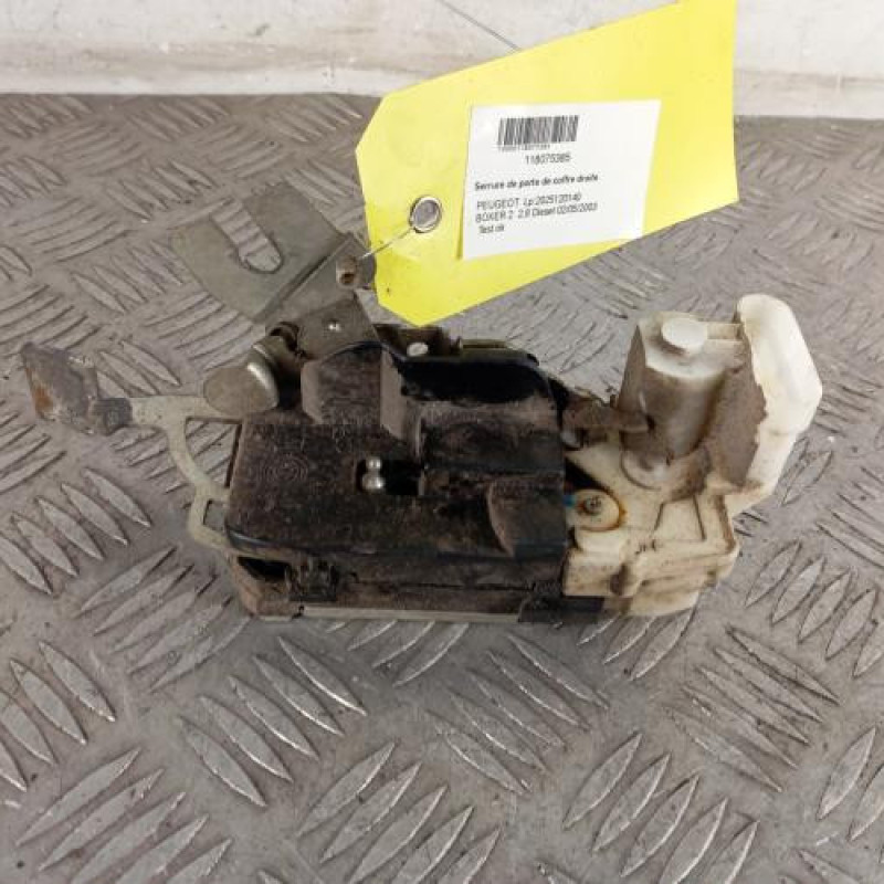 Serrure de porte de coffre droite PEUGEOT BOXER 2