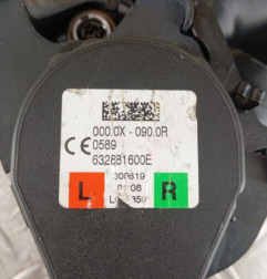 Ceinture arriere droit CITROEN C3 AIRCROSS 1 Photo n°4