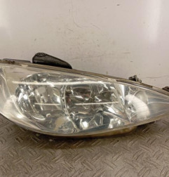 Optique avant principal droit (feux)(phare) PEUGEOT 206 Photo n°1