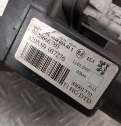 Optique avant principal droit (feux)(phare) PEUGEOT 206 Photo n°7