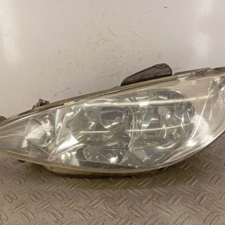 Optique avant principal gauche (feux)(phare) PEUGEOT 206 Photo n°1