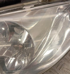 Optique avant principal gauche (feux)(phare) PEUGEOT 206