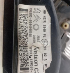 Optique avant principal gauche (feux)(phare) CITROEN BERLINGO 1 Photo n°3