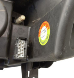 Optique avant principal droit (feux)(phare) PEUGEOT 407 Photo n°3