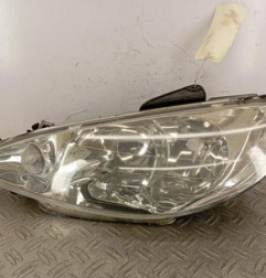 Optique avant principal gauche (feux)(phare) PEUGEOT 206 Photo n°1