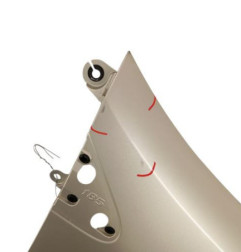 Aile avant droit RENAULT CLIO 3 Photo n°3