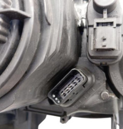 Optique avant principal gauche (feux)(phare) RENAULT MEGANE 2 Photo n°3