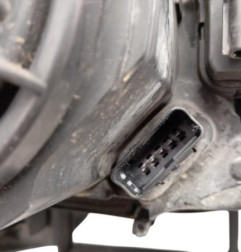 Optique avant principal gauche (feux)(phare) RENAULT MEGANE 2 Photo n°3