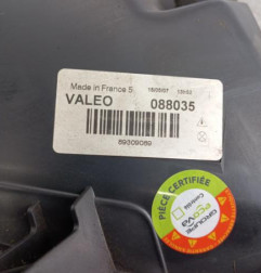 Optique avant principal droit (feux)(phare) PEUGEOT 307 Photo n°6