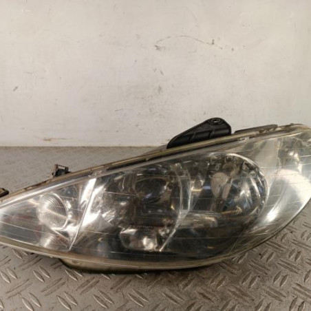 Optique avant principal gauche (feux)(phare) PEUGEOT 206 Photo n°1