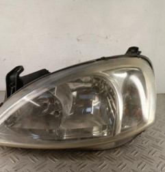Optique avant principal gauche (feux)(phare) OPEL CORSA C Photo n°1