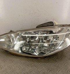 Optique avant principal gauche (feux)(phare) PEUGEOT 206 Photo n°1
