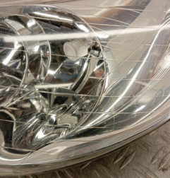 Optique avant principal gauche (feux)(phare) PEUGEOT 206