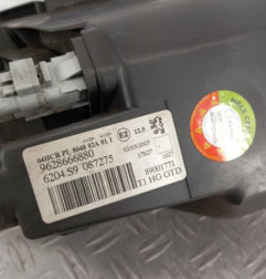 Optique avant principal gauche (feux)(phare) PEUGEOT 206 Photo n°5