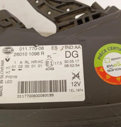 Optique avant principal droit (feux)(phare) RENAULT KADJAR Photo n°5