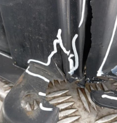 Pare boue avant gauche RENAULT KADJAR Photo n°3