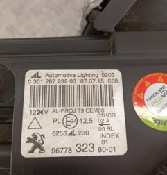 Optique avant principal droit (feux)(phare) PEUGEOT 308 2 SW Photo n°5