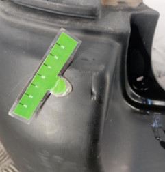 Pare choc arriere PEUGEOT EXPERT 3 Photo n°6