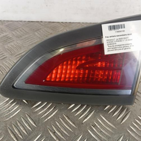Feu arriere secondaire droit (feux) RENAULT SCENIC 3 Photo n°1